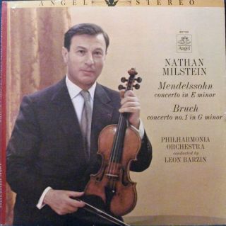 Nathan Milstein Mendelssohn Bruch Concerto Orig Stereo Nice