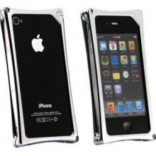 Wicked Metal Jacket Aluminum iPhone 4 4S Chrome Alloy Bumper Style
