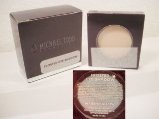 Michael Todd Frosted Eye Shadow Marshmallow New SEALED