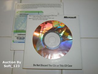 Microsoft Office 2007 Small Business Edition Full OEM Version MS SBE