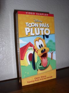 Video Sampler Disney Toon Pals Pluto VHS