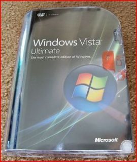Microsoft Windows Vista Ultimate Full Version 32 64 Bit Brand New
