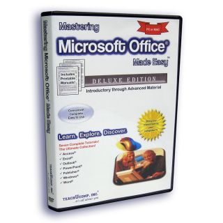 Microsoft Office Pro 2010 2007 Training Tutorial Deluxe