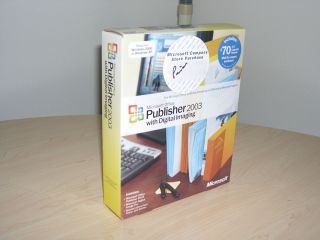 Microsoft Publisher 2003 with Digital Imaging MS Image Pro Full Retail