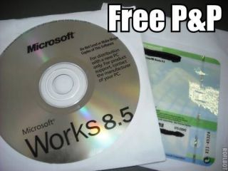 Microsoft Works 8 5 New SEALED