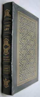The Jury Easton Press Mickey Spillane Signed Leather Pulp