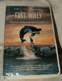 2001 Free Willy VHS Warner Bros w Michael Jackson Music Video Will You