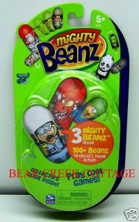 Mighty Beanz 3 Pack Series 1 2009 Collectors Guide