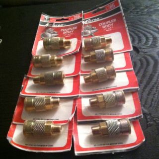 Milton S786 1 4 NPT Male T Style Coupler 10 Pack Air Tool Fitting