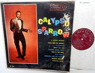 Mighty Sparrow Calypso Sparrow LP w March of Dimes Quartet Trinidad