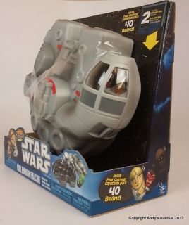 Mighty Beanz Star Wars Millennium Falcon NEW with Han Solo & #87