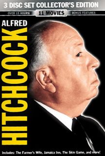 Alfred Hitchcock   3 Disc Set Collectors Edition DVD, 2008, 3 Disc