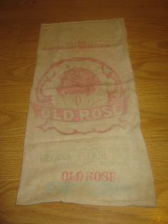 25 lbs Old Rose Regina Flour Mill Kansas City MO Sack