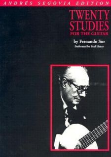 Andres Segovia   20 Studies for Guitar 1984, Paperback