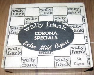 Wally Frank Cigar Box Extra Mild Corona Specials