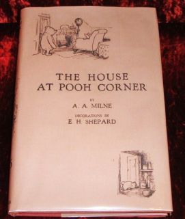 1928 First Printing of A A Milnes The House At Pooh Corner with