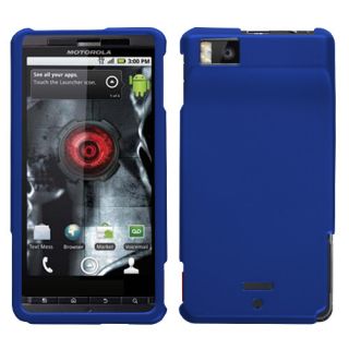 Motorola Droid x X2 Xtreme Milestone MB810 MB870 Hard Case Cover Blue
