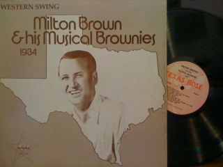 Milton Brown Musical Brownies Western Swing 34