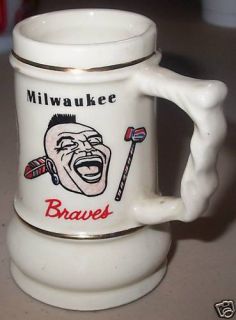 1957 Milwaukee Braves Mini Mug Stein