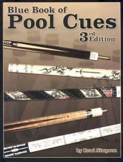 Blue Book of Pool Cues by Brad Simpson 2005, Paperback