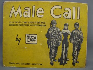 Vintage 1945 Male Call Comic Strip Book Milton Caniff