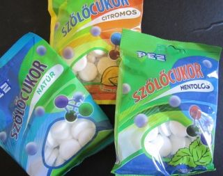 Three New European Pez Candy Bags Regular Menthol Citrus 80 GR Each