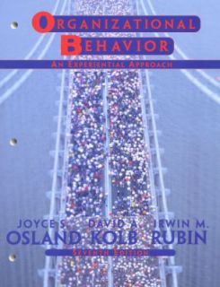 Organizational Behavior An Experiential Approach by David A. Kolb