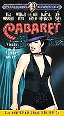Cabaret VHS, 1997, Includes theatrical trailer and featurette
