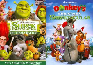 Shrek Forever After Donkeys Christmas Shrektacular DVD, 2010, 2 Disc