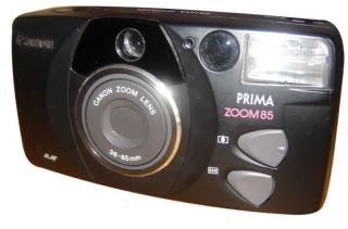 Canon Prima 85 Zoom 35mm Point and Shoot Film Camera