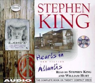 Hearts in Atlantis by Stephen King 1999, CD, Unabridged