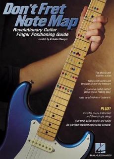 Dont Fret Note Map Revolutionary Guitar Finger Positioning Guide by