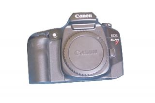 Canon EOS Elan 7 with 28 105 and 100 300 lens 35mm Film Camera