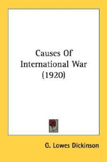 of International War by G. Lowes Dickinson 2007, Paperback