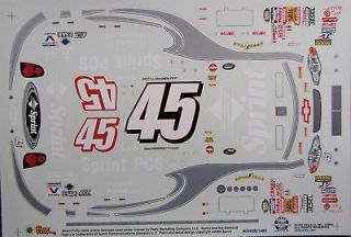 45 Kyle & Adam Petty 2000 Sprint Chevy Monte Carlo BGN