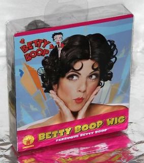 Betty Boop Wig 20s flapper girl costume new deluxe vintage cartoon