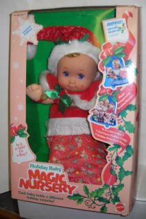 2290 NIB Vintage Mattel Holiday Magic Nursery Doll