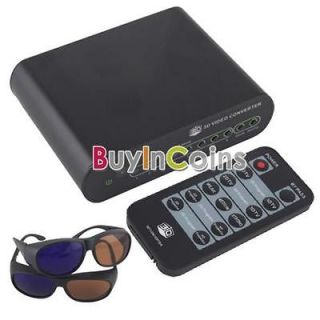2D To 3D Conversion Signal Video Converter Box Set For TV Movie