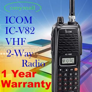 ICOM IC V82 Two way radio 2 way walkie talkie 136 174mhz 110v or 220v