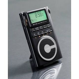 DE1125 Ultra Thin AM/FM/SW Radio with 4GB  Player Digital Recorder