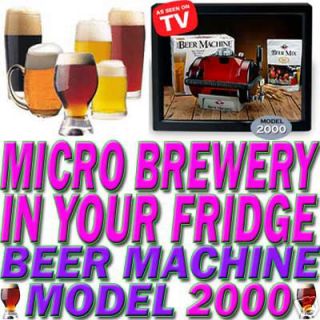 BEER MACHINE 2000 Home Brewing Kit MICRO BREW ON TAP 4U
