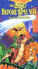 The Land Before Time VII The Stone of Cold Fire (VHS, 2000)