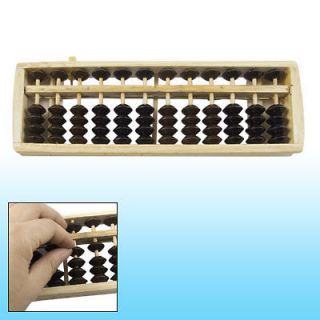Wooden Frame 11 Digital Japanese Soroban Abacus Classic Count Tool