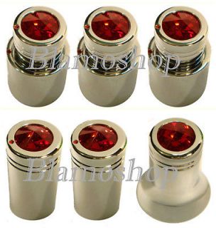 United Red Jeweled Knob Set for a Connex CX4600 Turbo
