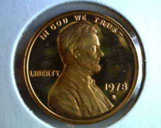 1978 S PROOF Abraham Lincoln Cent   Penny DCAM