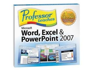 Software Professor Teaches Word, Excel & PowerPoint 2007 (Jewel