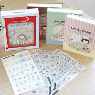 COMMA B 2013 Undated Mind Map Diary + Deco Stickers Planner Scheduler