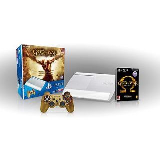 PS3 Limited Edition White 500GB Slim Console with God of War Special