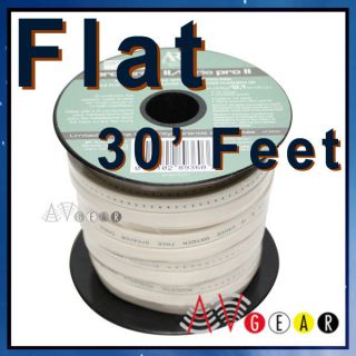 Acoustic Research Flat Speaker Wire Cable 30 ft 16 AWG