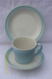 Vintage W.H.Grindley English China Trio Beautiful Blue and White